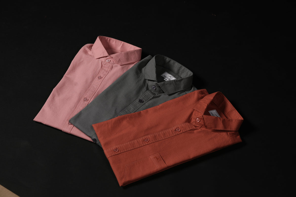 PLAIN PURE COTTON SHIRT