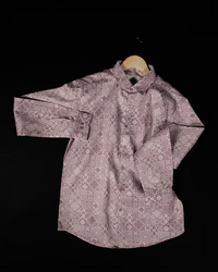 SATIN PAISLEY PRINT SHIRT