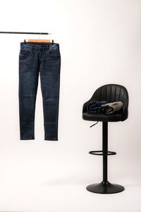 MEN SLIM FIT MILDLY DISTRESSED JEANS