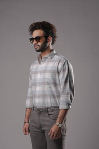 MERE SHADE COTTON CHECKS SHIRT