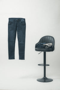MEN SLIM FIT MILDLY DISTRESSED JEANS