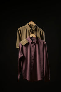 LEAN COTTON LYCRA JACQUARD SHIRT