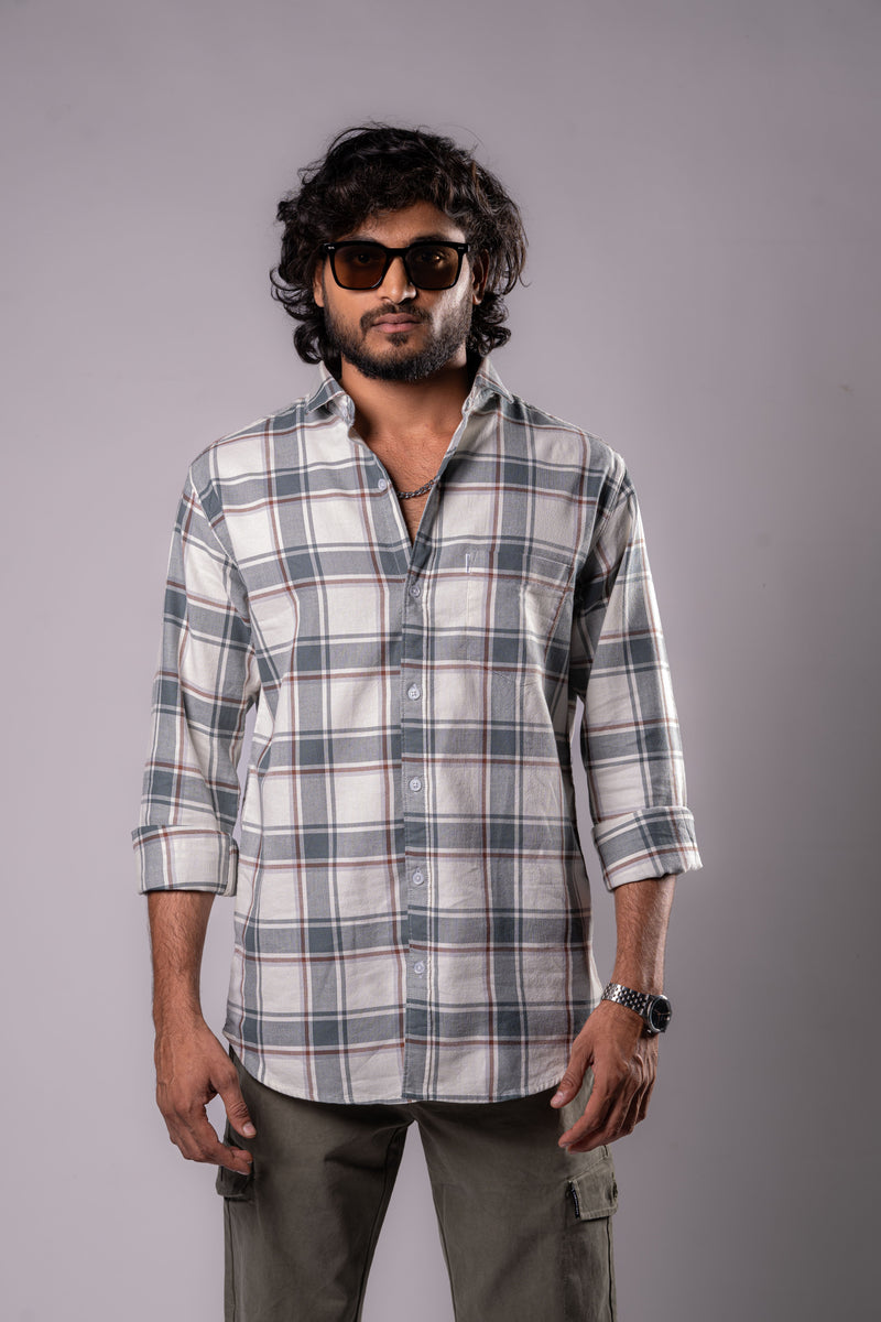 CLUST CHECKS COTTON SHIRT
