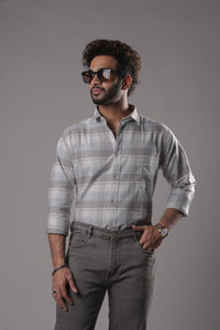 MERE SHADE COTTON CHECKS SHIRT