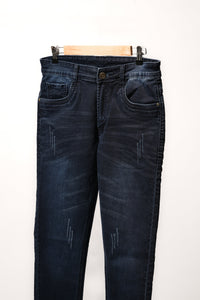 MEN SLIM FIT MILDLY DISTRESSED JEANS