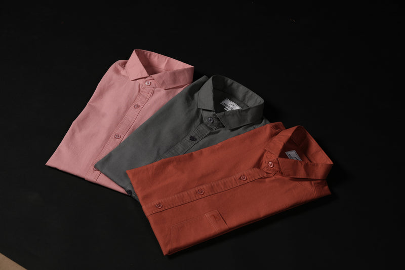 PLAIN PURE COTTON SHIRT