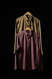 LEAN COTTON LYCRA JACQUARD SHIRT