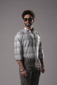 MERE SHADE COTTON CHECKS SHIRT